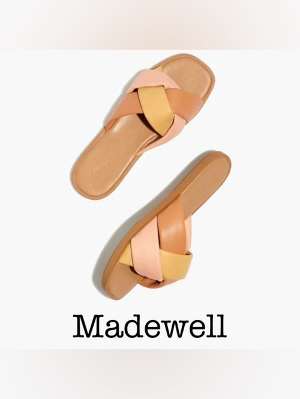 Madewell Jayna Braided Slide Sandals